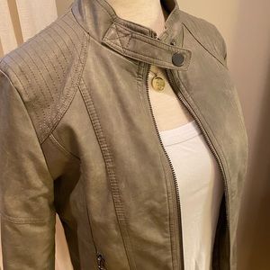 Max Studio- Faux leather jacket